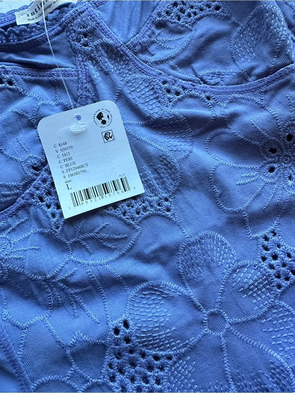 NWT Free People Ever Afternoon Layering Top in Peri